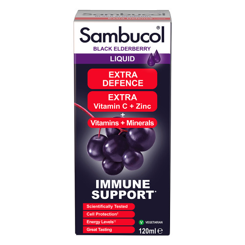 Sambucol Extra Defence Black Elderberry 120ml