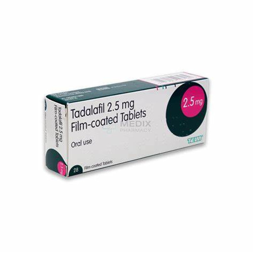 Tadalafil Daily 2.5mg 28 Tablets