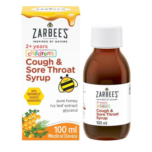 Zarbee's Children's Cough & Sore Throat Syrup 100ml