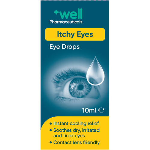 Well Pharmaceuticals Itchy Eyes Eye Drops 10ml