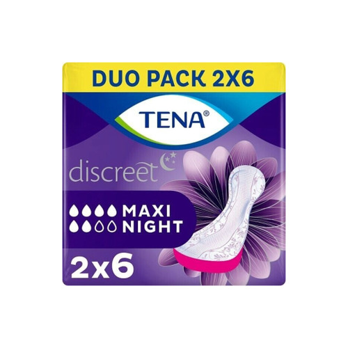 TENA Discreet Maxi Night Duo 12s