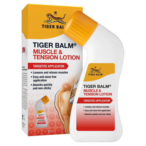 Tiger Balm Muscle & Tension Lotion 80ml