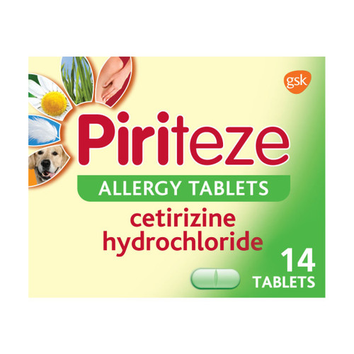 Piriteze Allergy Relief Tablets 14s