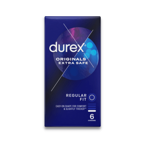 Durex 6 Regular Fit Originals Extra Safe Condoms