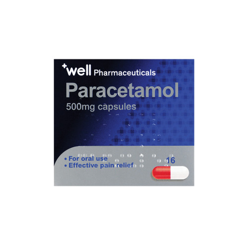 Well Pharmaceuticals Paracetamol 500MG 16S Capsules