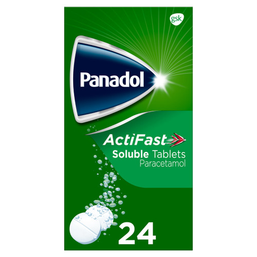 Panadol ActiFast Soluble Tablets 24 Tablets