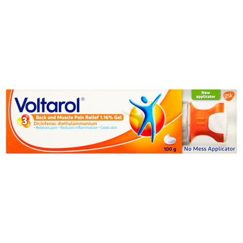 Voltarol Back and Muscle Pain Relief 1.16% Gel 100g