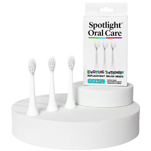 Spotlight Oral Care Kids Electric Toothbrush Replacement Heads 3s
