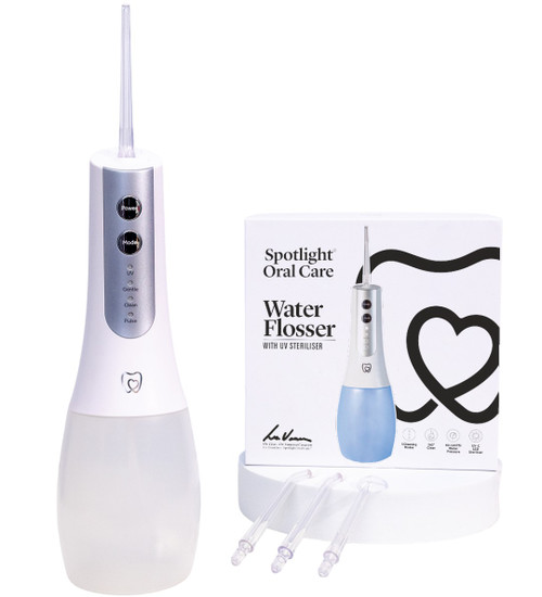 Spotlight Oral Care White Water Flosser with UV Steriliser