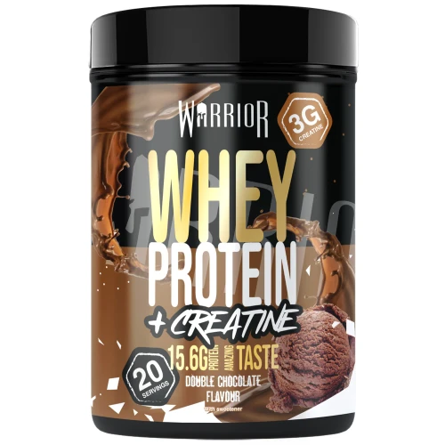 Warrior Whey Protein Plus Creatine (Double Chocolate) - 500g
