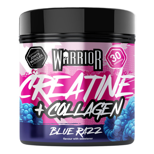 Warrior Creatine Plus Collagen – Blue Razz – 270g