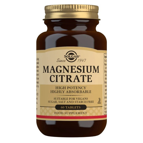 Solgar Magnesium Citrate  Tablets 60s