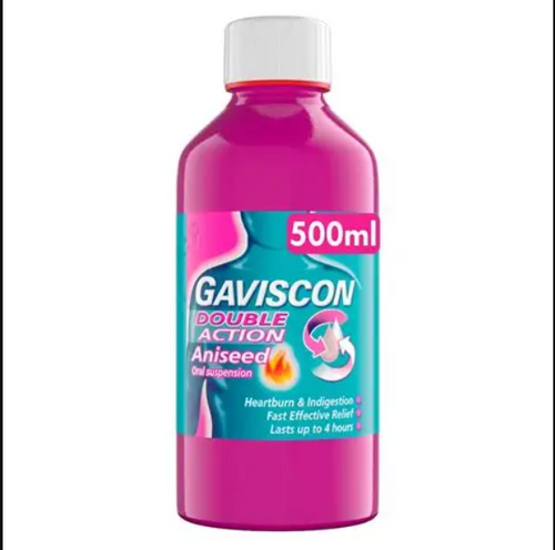 Gaviscon Liquid Double Action Aniseed 500ml