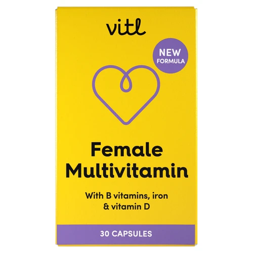Vitl Female Multivitamin Vegan Capsules 30s