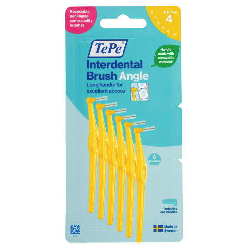 TePe Interdental Brush Angle Yellow Size 4