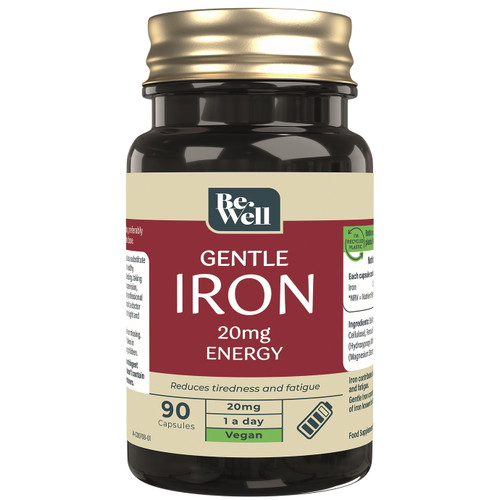 Be Well Gentle Iron 20mg Capsules 90s