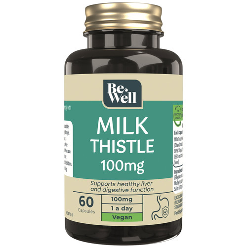 Be Well Milk Thistle 100mg Capsules 60s