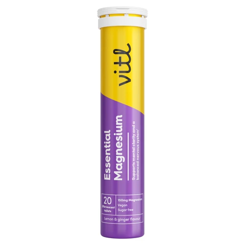 Vitl Essential Magnesium Effervescent Tablets 20s