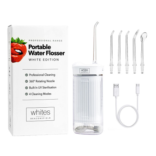Whites Beaconsfield Portable Water Flosser (White)
