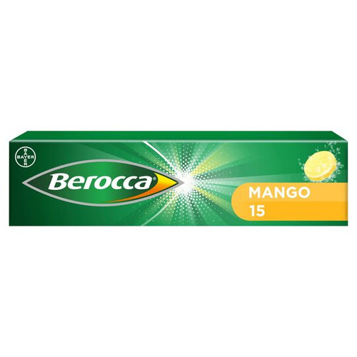 Berocca Mango Effervescent Tablets 15s