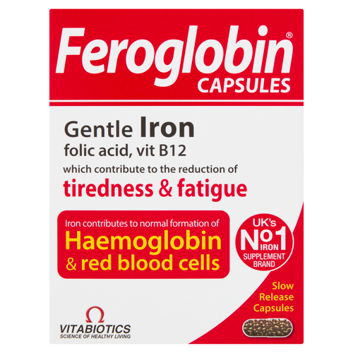 Vitabiotics Feroglobin B12 Slow Release 30 Capsules