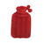 Hot Water Bottle with Faux Fur Cover