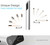 Oculamp Wireless 3 Mode Reading Lamp (Gold)