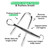 Whites Beaconsfield Stainless Steel Tongue Scraper