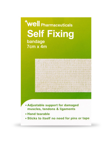 Self Fixing Features Well Self Fixing Bandage 7cm x 4m