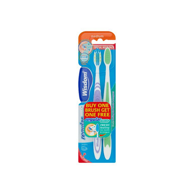 Wisdom Regular Plus Medium Twin Pack