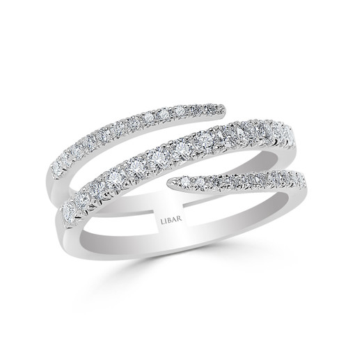 Coiled By Pass Graduated Diamond Ban