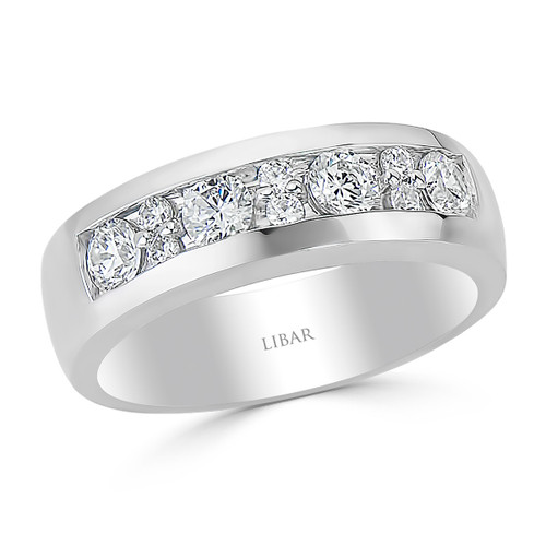 Channel And Claw Set Rounded Diamond Band