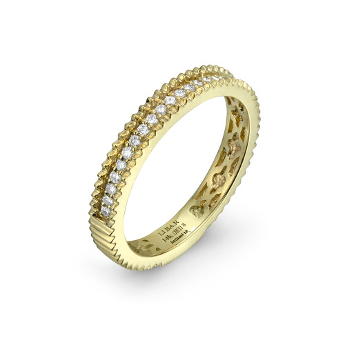 LIBAR Intimité Whisper Narrow Lady's Diamond Ring