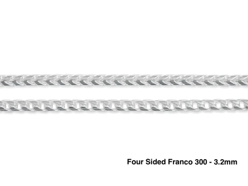 Sterling Silver Franco Chain 3.2mm