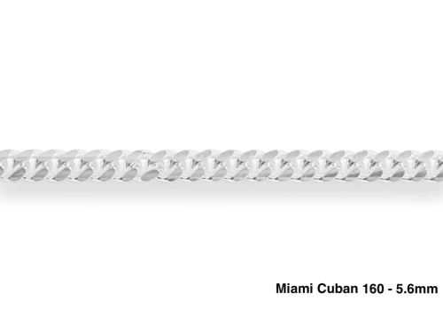 Sterling Silver Miami Cuban Chain 5.6mm