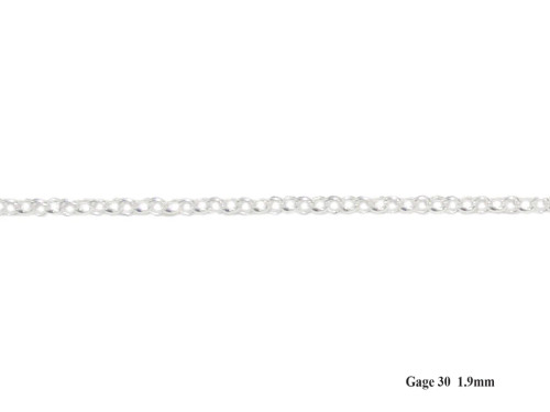 Silver Rolo Chain 1.9mm
