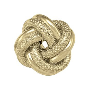 Yellow Gold Love Knot Earrings