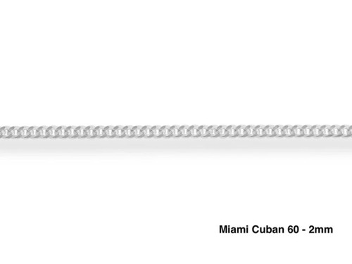 Silver Miami Cuban Chain