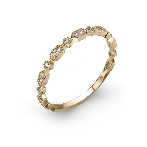 Max Strauss 17 Round Brilliant Cut Ring