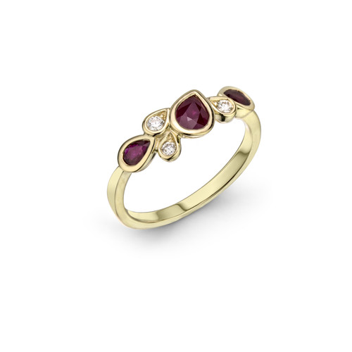 Max Strauss Tears Of Joy Ruby Ladies' Ring