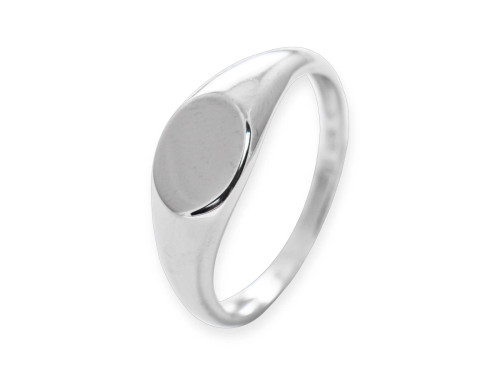 Sterling Silver Sleek Signet Ring