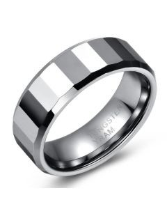 Mirrored Style Wedding Band