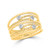 Love Story Coupled Gypsy Set Braided Coil Ring