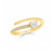 Love Story White Diamond Ladies Bypass  Ring Love Story White Diamond Ladies Bypass  Ring