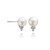 Timeless Ladies Pearl Studs with Gold Setting