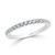 Micro Claw Set Ladies Diamond Wedding Band