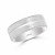 Double Striped Titanium Finish Milgrained Wedding Band