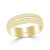 Sandblasted Edge Mens Wedding Band
