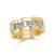 Men's Flexible Pave Set Diamond Band