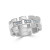 Men's Flexible Pave Set Diamond Band